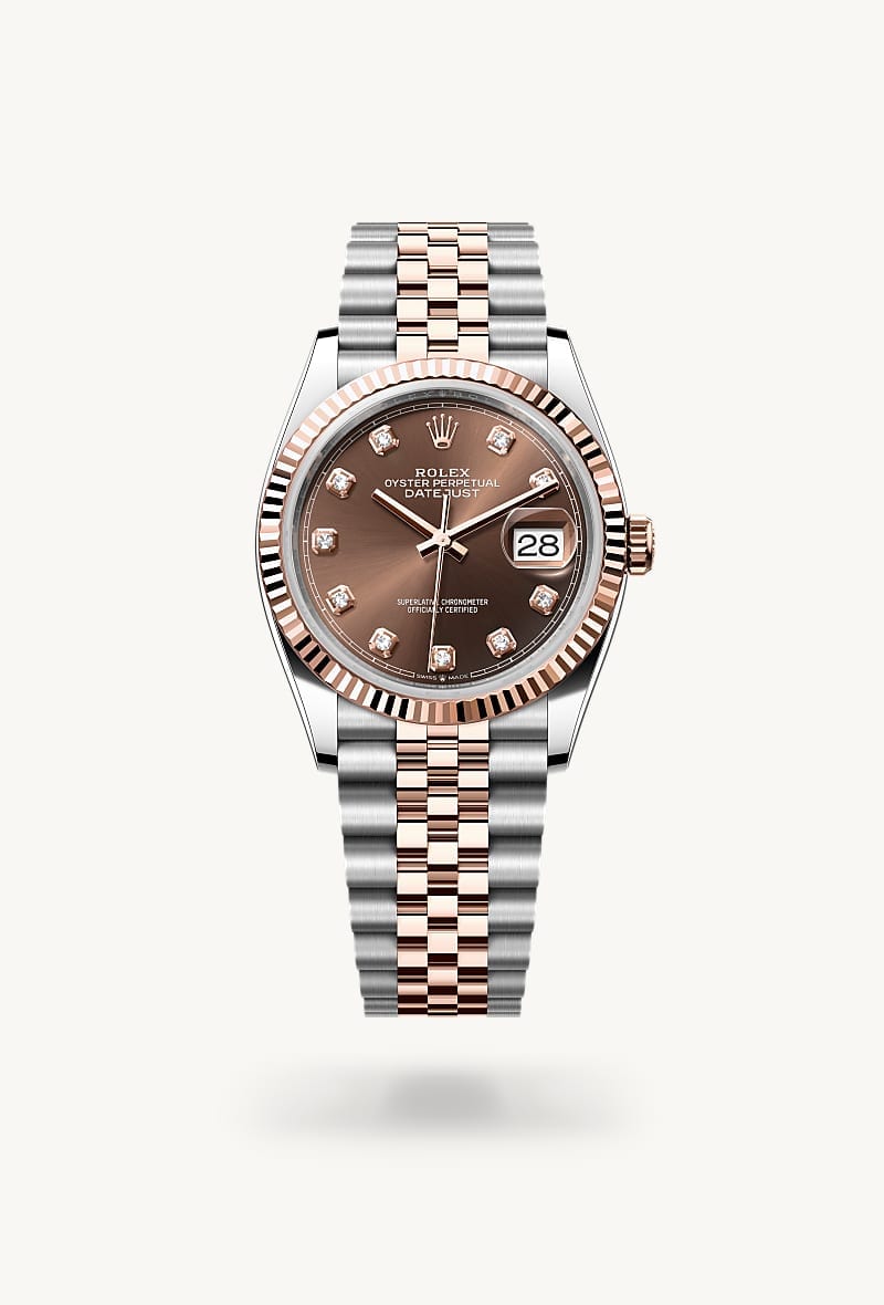 Rolex Datejust de Everose Rolesor - combination of Oystersteel and Everose gold, M126231-0053 - Jael Joyería