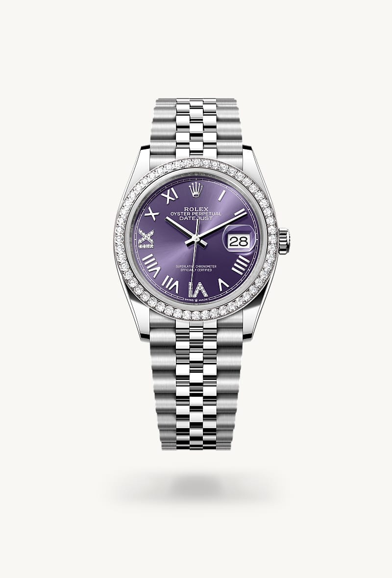 Rolex Datejust de White Rolesor - combination of Oystersteel and white gold, M126284RBR-0055 - Jael Joyería