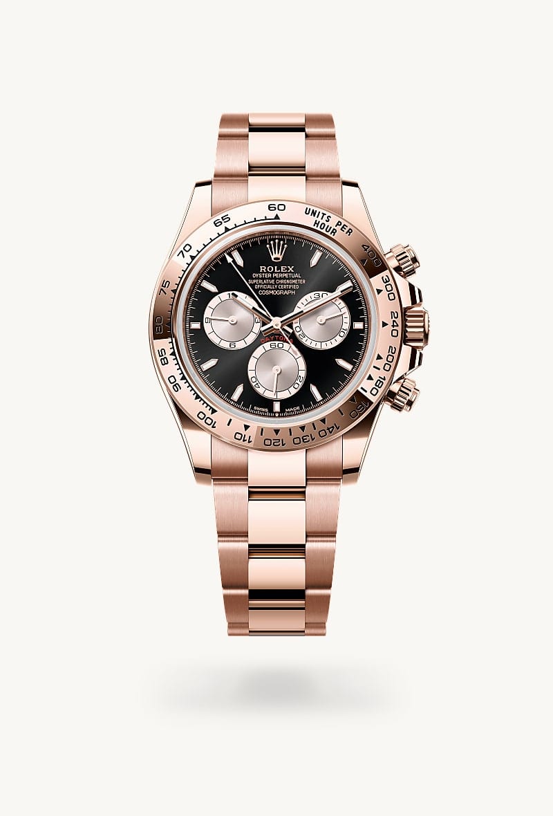 Rolex Cosmograph Daytona de 18 ct Everose gold, M126505-0001 - Jael Joyería