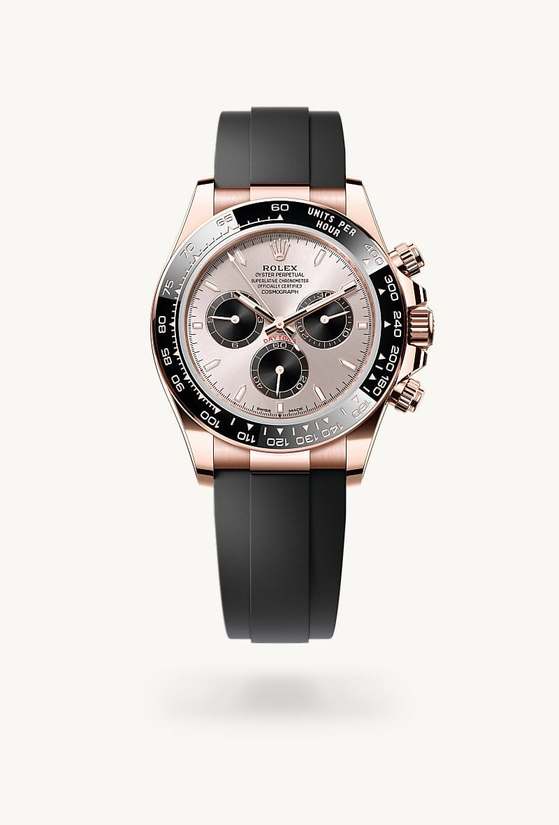 Rolex Cosmograph Daytona de 18 ct Everose gold, M126515LN-0006 - Jael Joyería