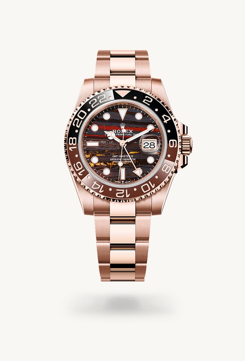 Rolex GMT-Master II de 18 ct Everose gold, M126715CHNR-0002 - Jael Joyería