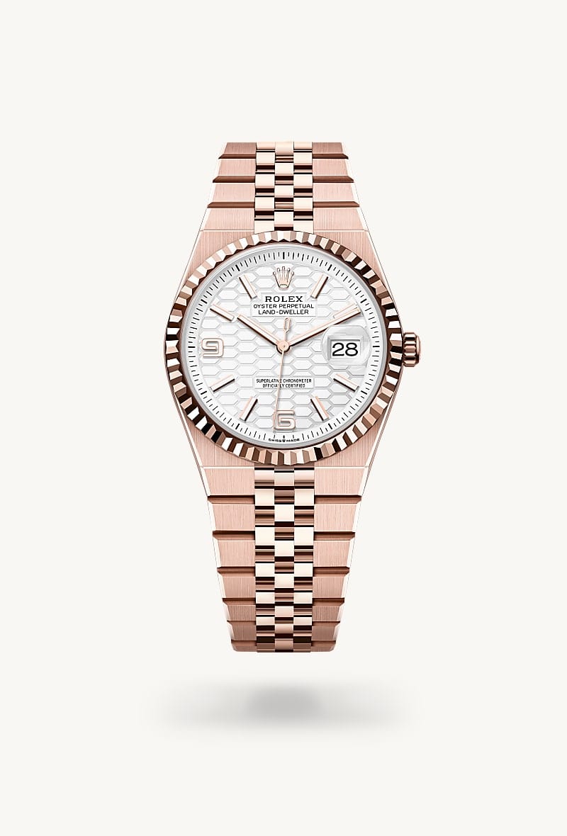 Rolex Land-Dweller de 18 ct Everose gold, M127235-0001 - Jael Joyería