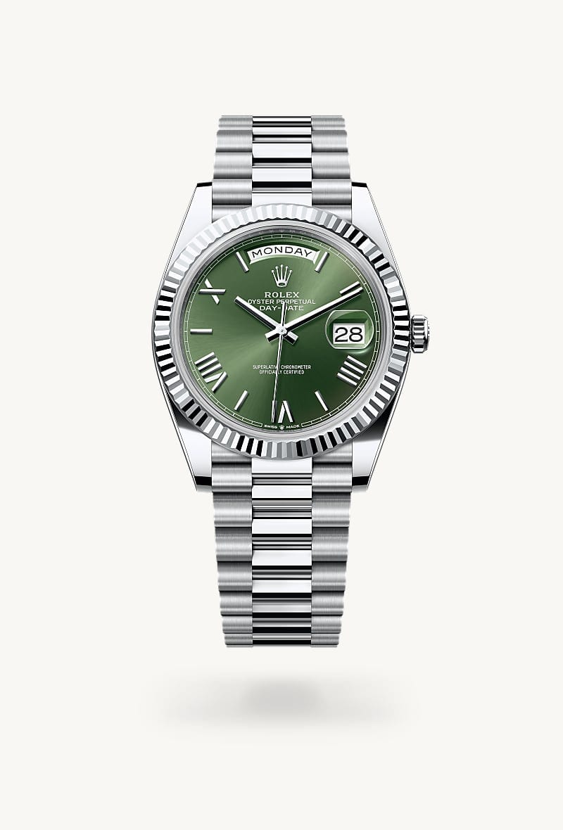 Rolex Day-Date de Platinum, M228236-0008 - Jael Joyería