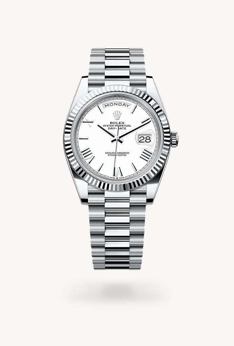 Rolex Day-Date de Platinum, M228236-0010 - Jael Joyería