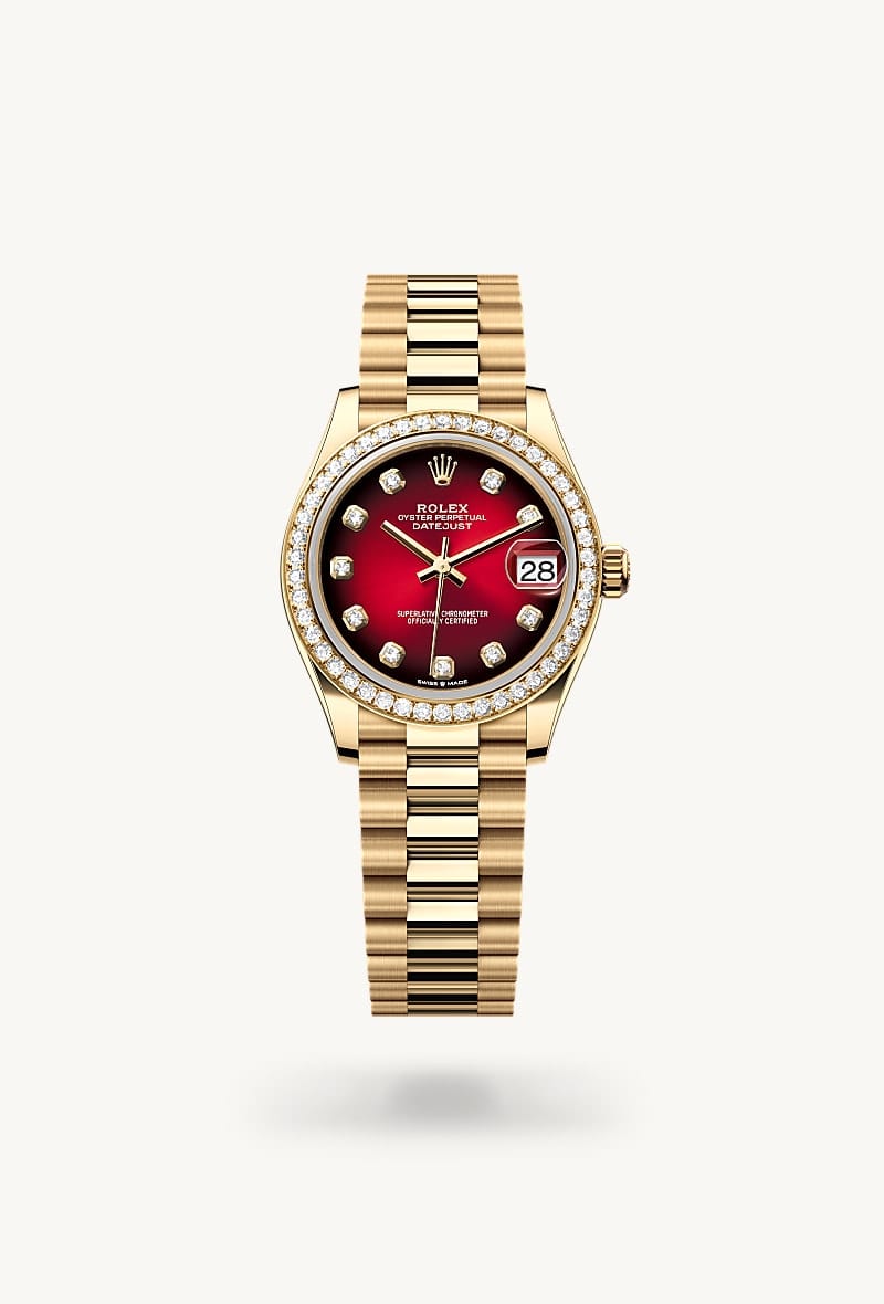 Rolex Datejust de 18 ct yellow gold, M278288RBR-0041 - Jael Joyería