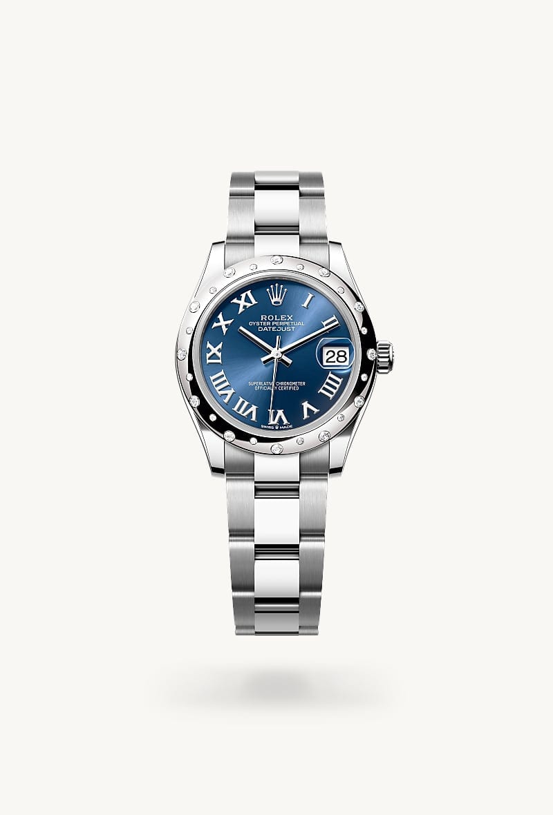 Rolex Datejust de White Rolesor - combination of Oystersteel and white gold, M278344RBR-0035 - Jael Joyería