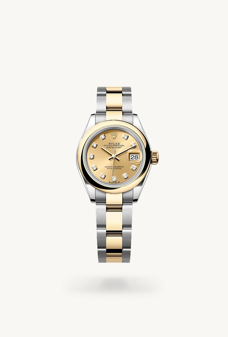 Rolex Lady-Datejust de Yellow Rolesor - combination of Oystersteel and yellow gold, M279163-0012 - Jael Joyería