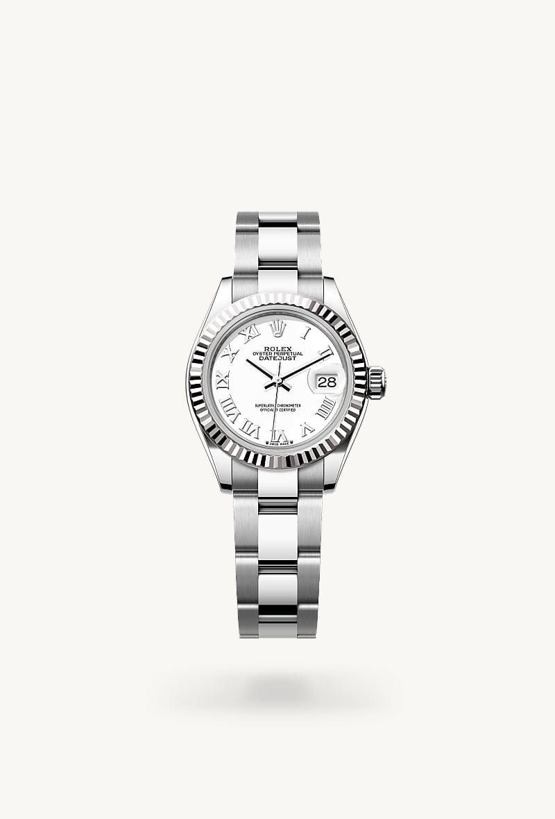 Rolex Lady-Datejust de White Rolesor - combination of Oystersteel and white gold, M279174-0020 - Jael Joyería