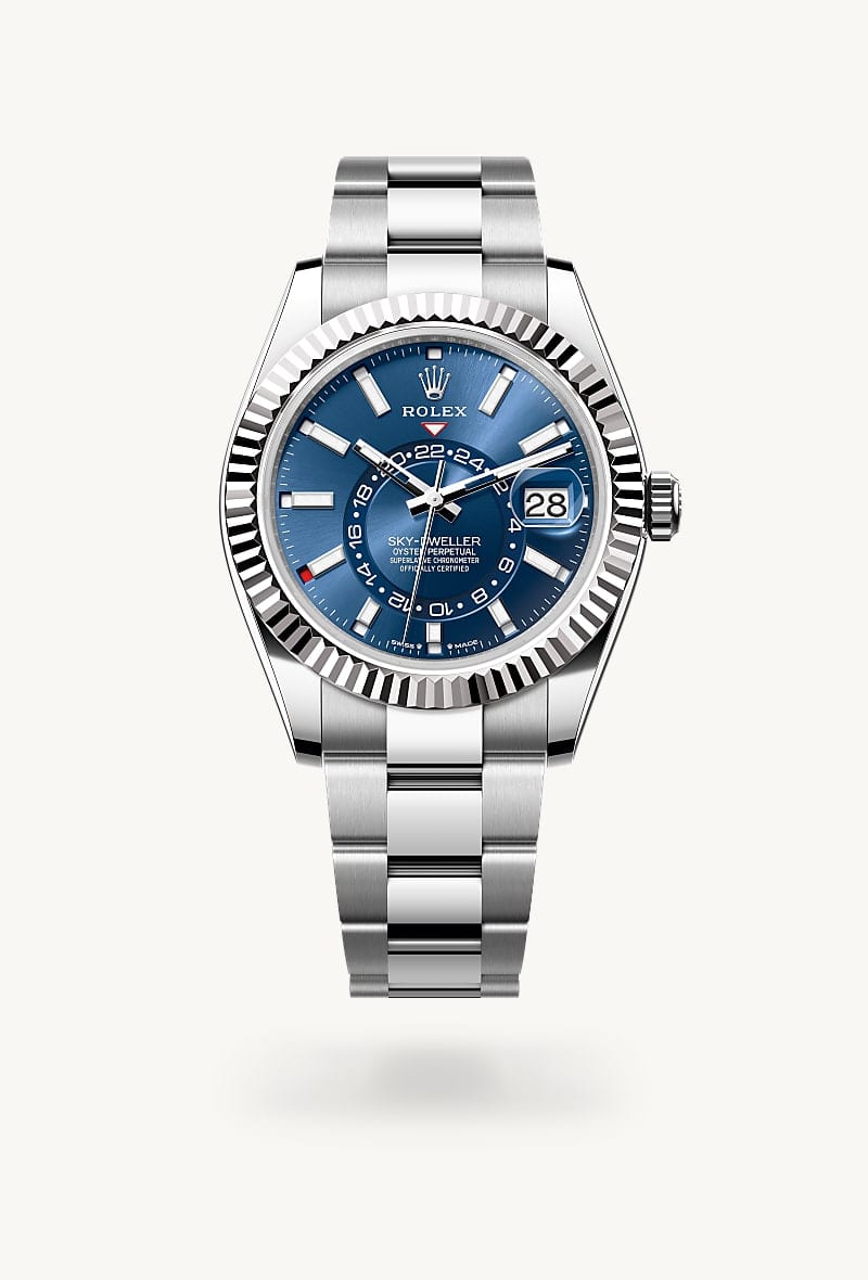 Rolex Sky-Dweller de White Rolesor - combination of Oystersteel and white gold, M336934-0005 - Jael Joyería