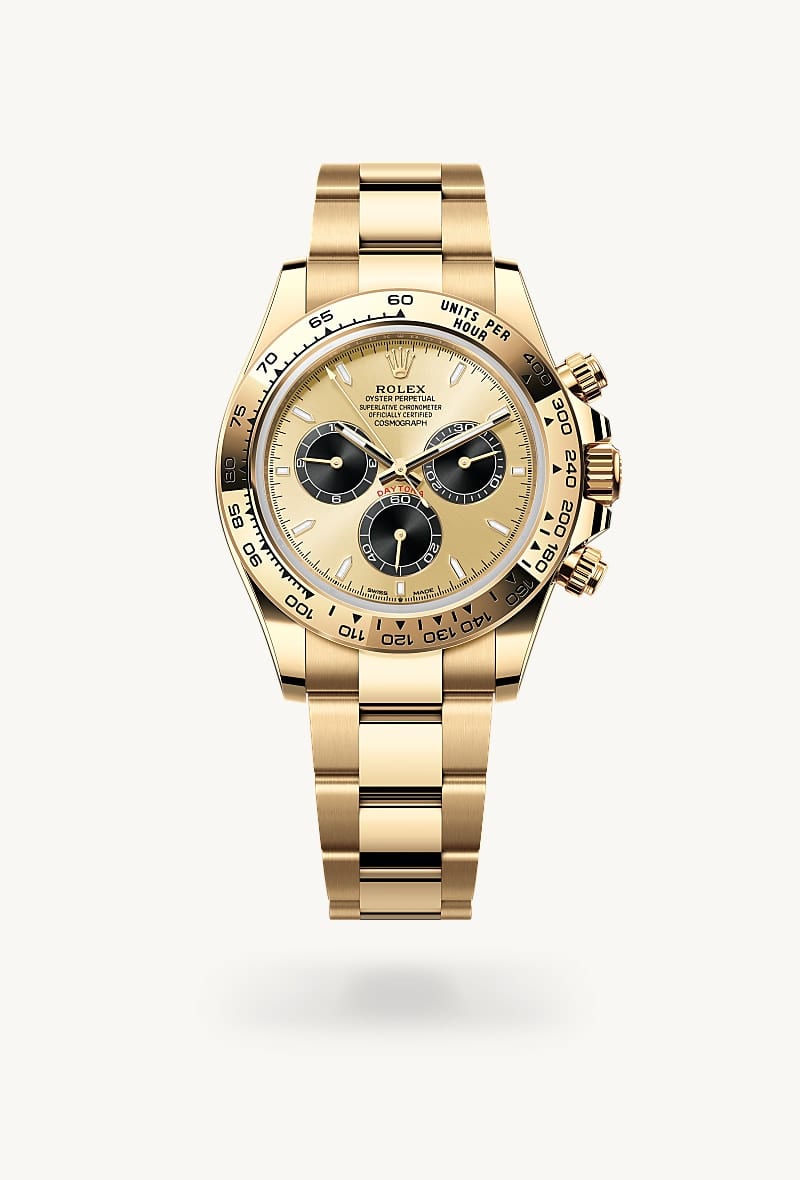 rolex Cosmograph Daytona de oro amarillo de 18 quilates, M126508-0006 - Jael Joyería