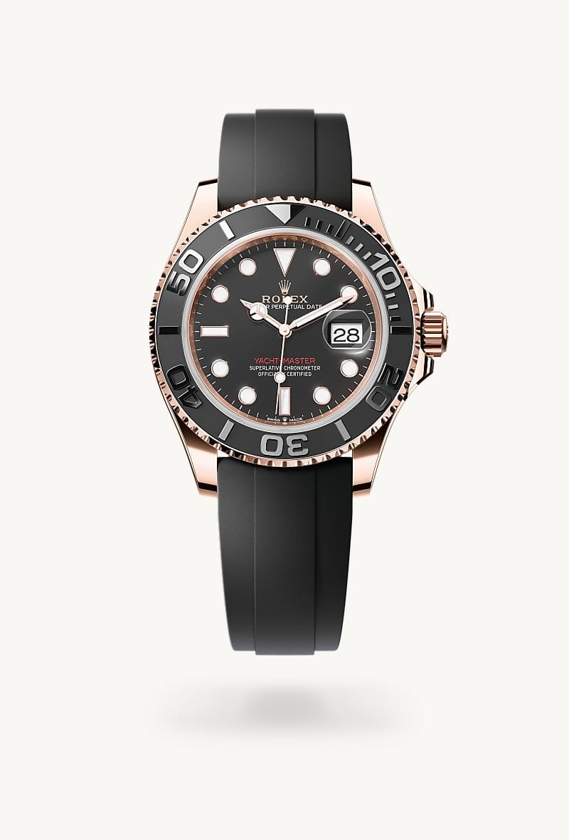 rolex Yacht-Master de Oro Everose de 18 quilates, M126655-0002 - Jael Joyería