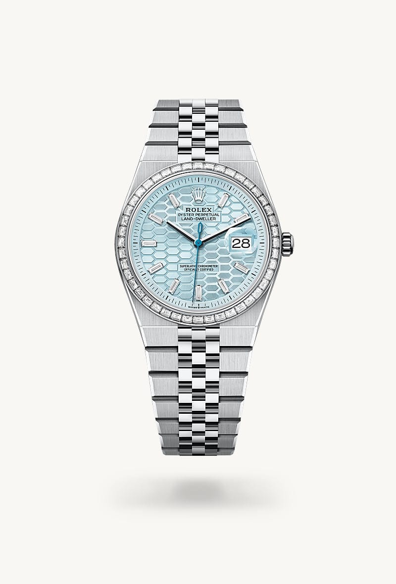 rolex Land-Dweller de Platino, M127286TBR-0001 - Jael Joyería