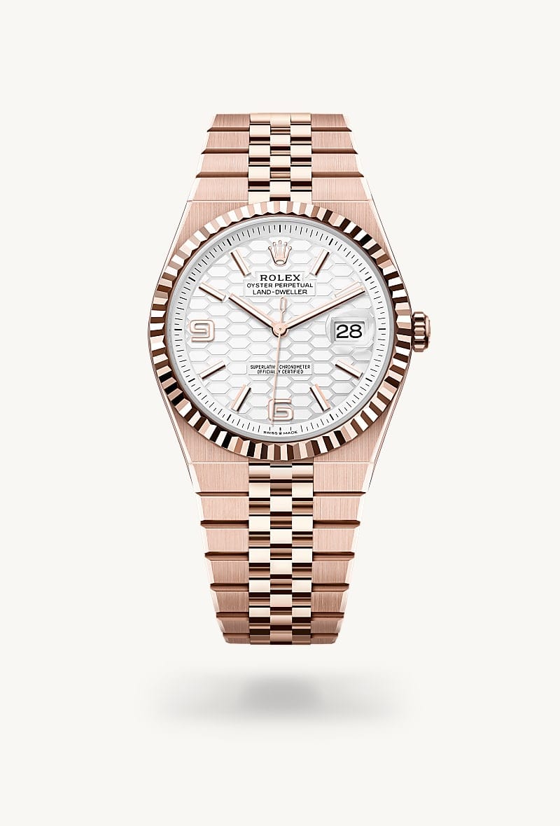 rolex Land-Dweller de Oro Everose de 18 quilates, M127335-0001 - Jael Joyería