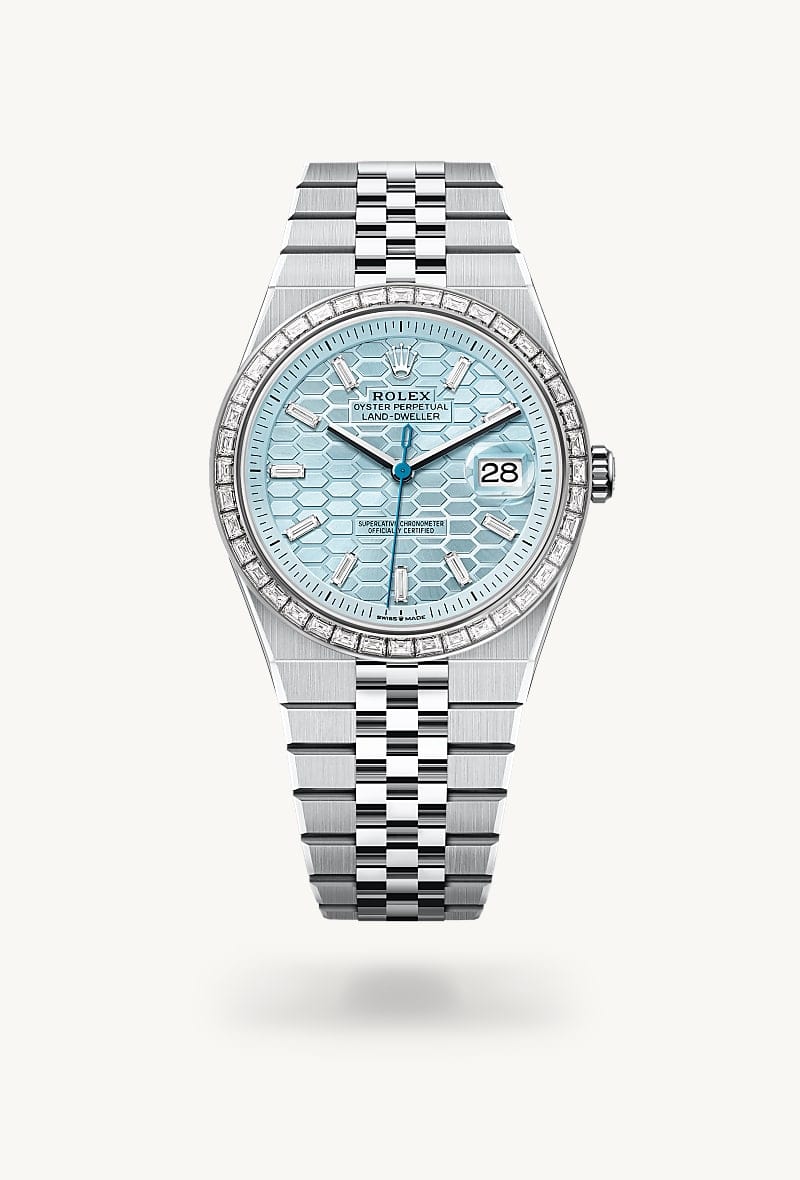 rolex Land-Dweller de Platino, M127386TBR-0001 - Jael Joyería
