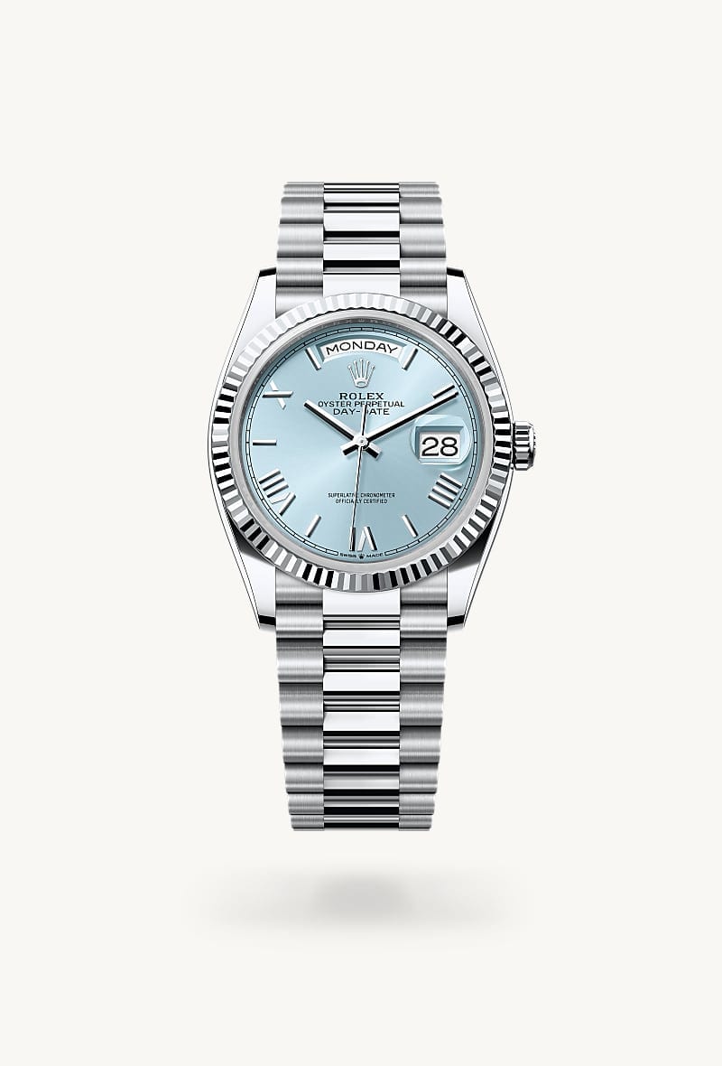 rolex Day-Date de Platino, M128236-0018 - Jael Joyería