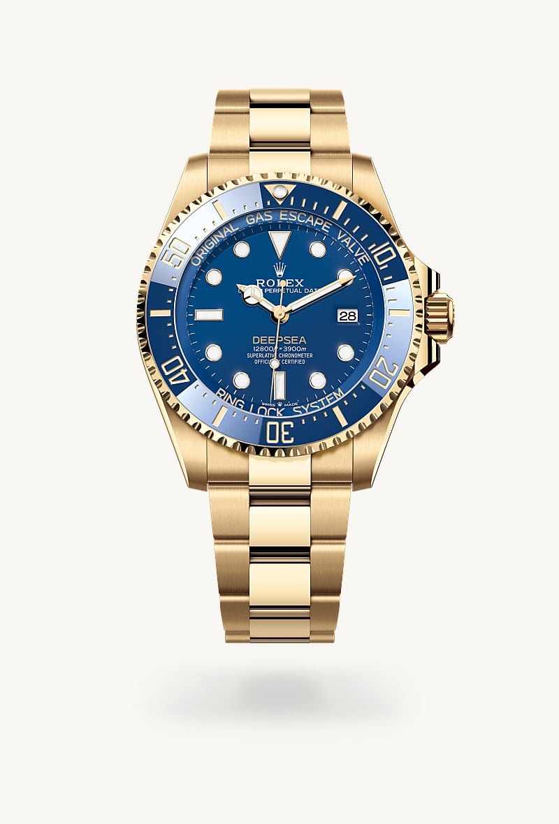 rolex Deepsea de oro amarillo de 18 quilates, M136668LB-0001 - Jael Joyería