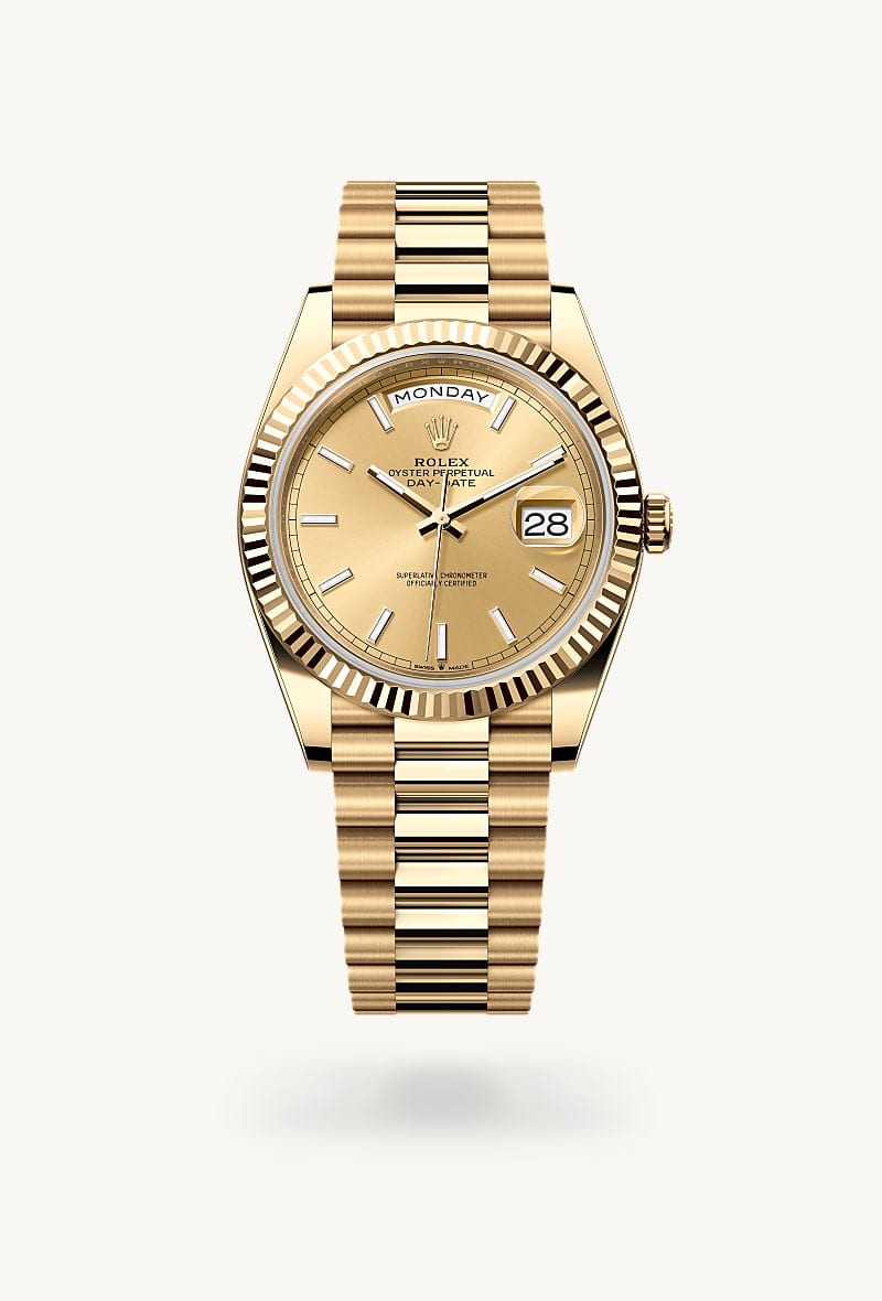 rolex Day-Date de oro amarillo de 18 quilates, M228238-0003 - Jael Joyería