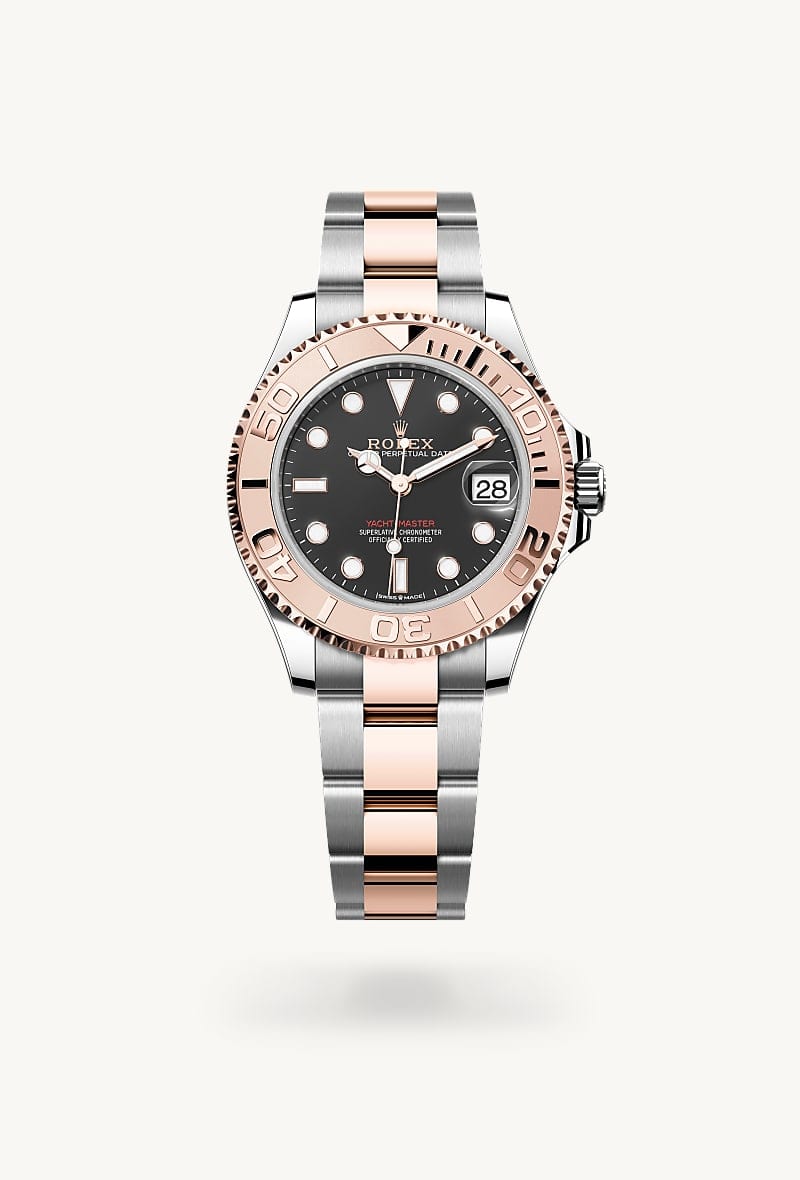 rolex Yacht-Master de Rolesor Everose —combinación de acero Oystersteel y oro Everose, M268621-0004 - Jael Joyería