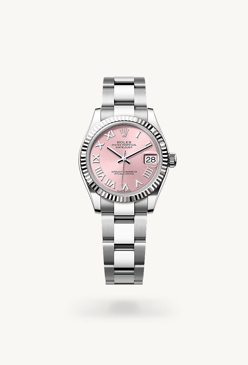 rolex Datejust de Rolesor blanco —combinación de acero Oystersteel y oro blanco, M278274-0019 - Jael Joyería