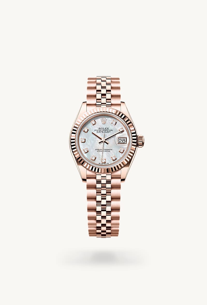 rolex Lady-Datejust de Oro Everose de 18 quilates, M279175-0018 - Jael Joyería