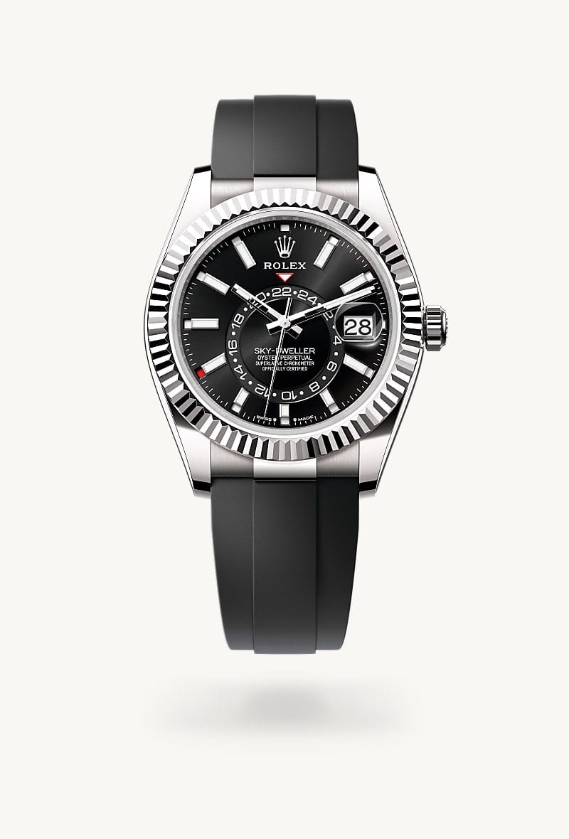 rolex Sky-Dweller de Oro blanco de 18 quilates, M336239-0002 - Jael Joyería