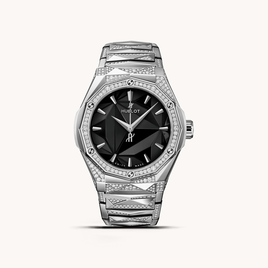 RELOJ HUBLOT CLASSIC FUSION ORLINSKI BRACELET TITANIUM ALTERNATIVE PAVÉ 40 MM