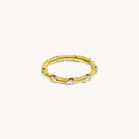 ANILLO LEANDRA CABO NORIA ORO AMARILLO Y DIAMANTES