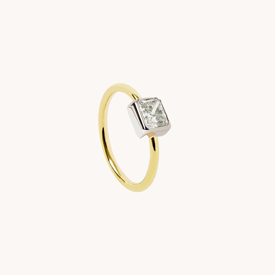 ANILLO LEANDRA RADIANT ORO AMARILLO Y DIAMANTE