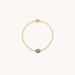 LEANDRA MIDNIGHT DIAMOND BRACELET YELLOW GOLD