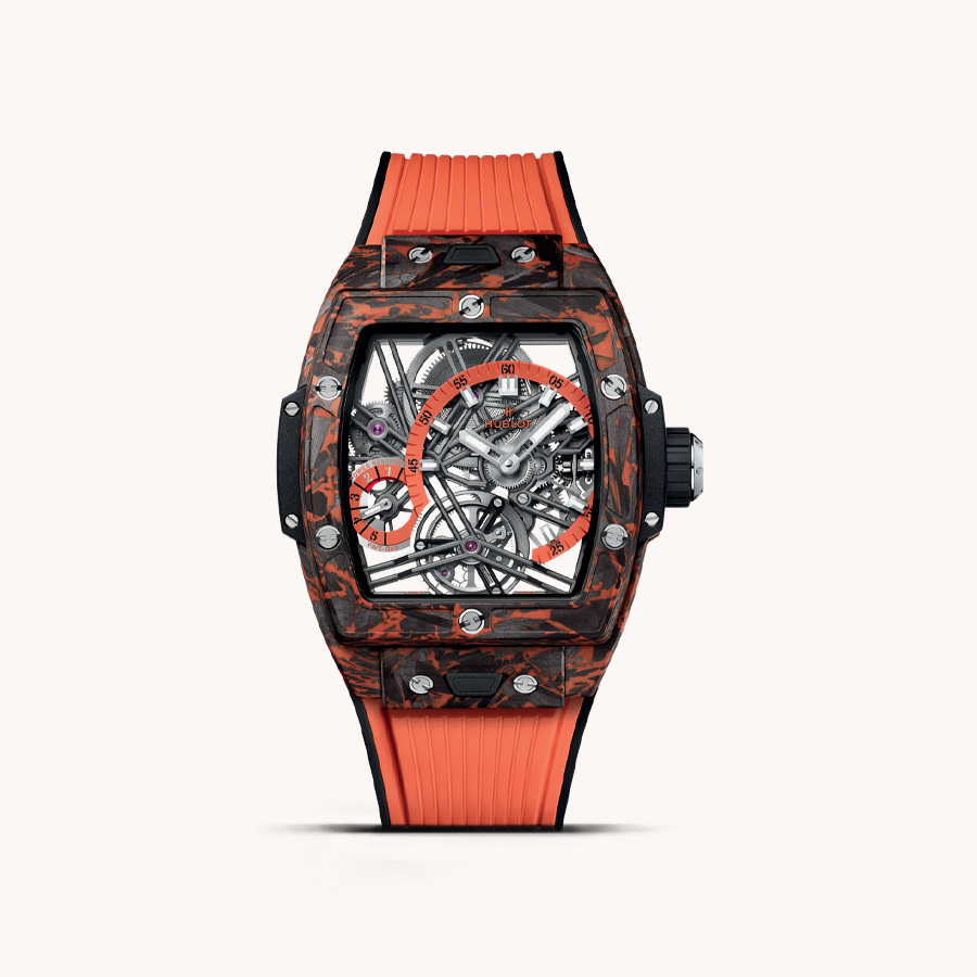 RELOJ HUBLOT SPIRIT OF BIG BANG TOURBILLON ORANGE CARBON 42MM