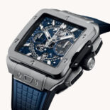 RELOJ HUBLOT SQUARE BANG UNICO TITANIUM BLUE 42MM