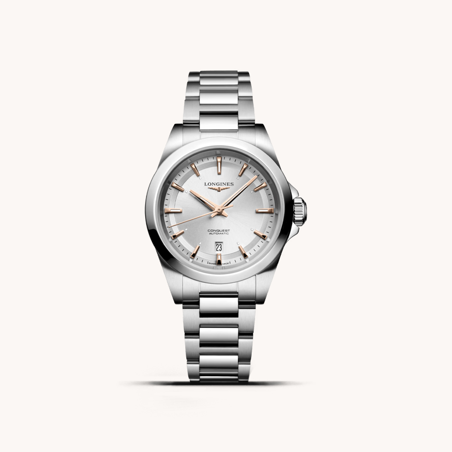 RELOJ LONGINES CONQUEST GRIS 31MM