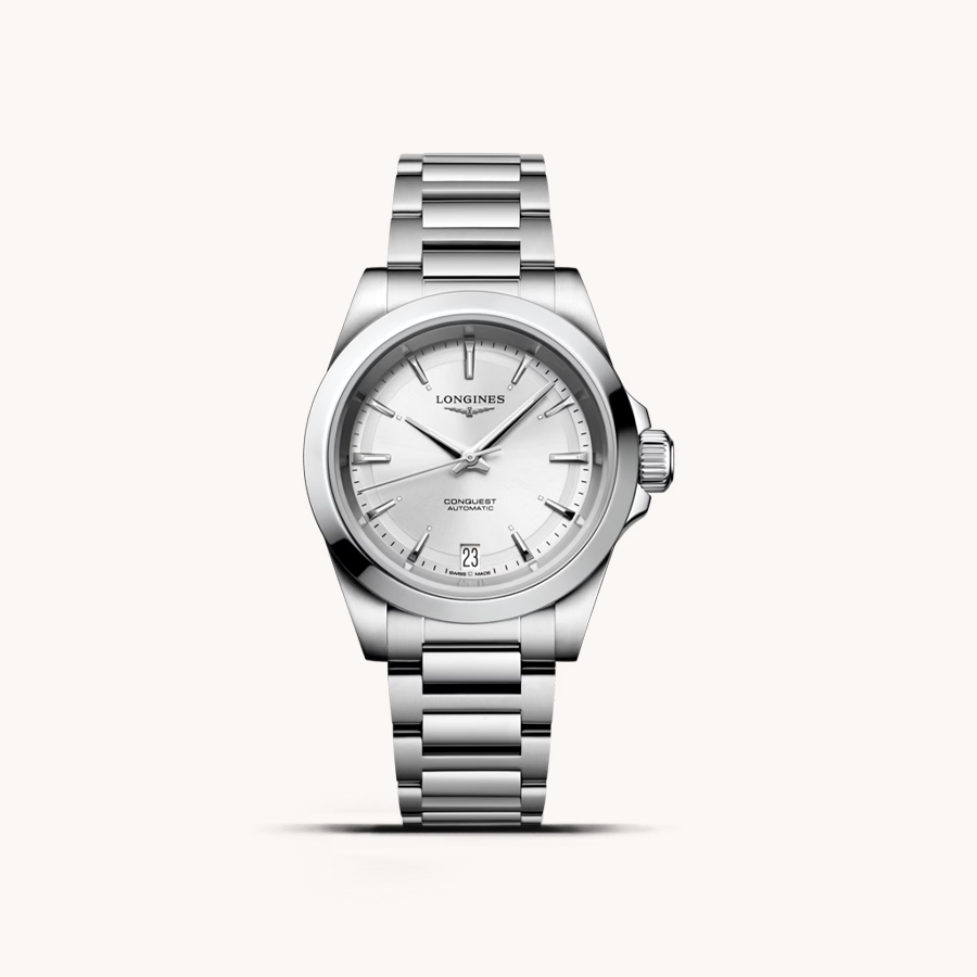 RELOJ LONGINES CONQUEST GRIS 34MM