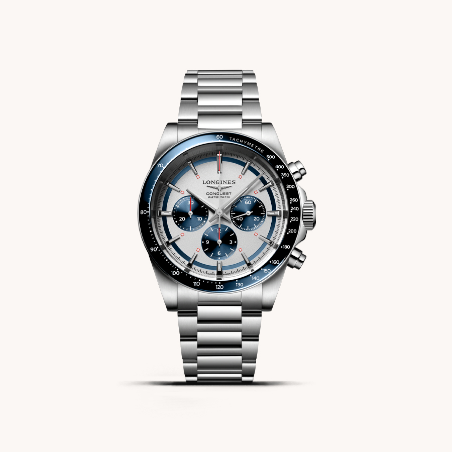 RELOJ LONGINES CONQUEST GRIS 42MM