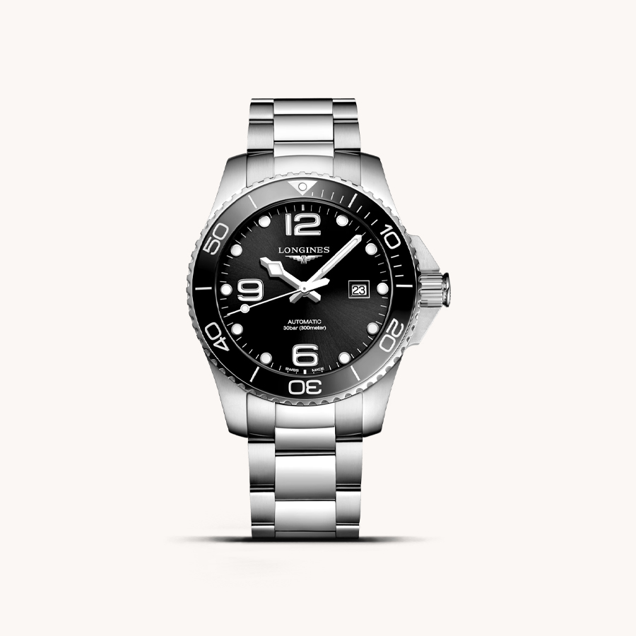 RELOJ LONGINES HYDROCONQUEST NEGRO 43MM