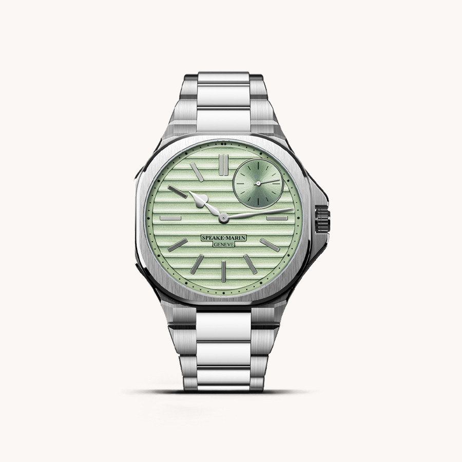 RELOJ SPEAKE-MARIN RIPPLES METALLIC GREEN 40,3MM