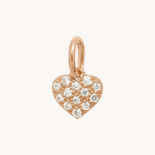 COLGANTE GIGI CLOZEAU IN LOVE ORO ROSA Y DIAMANTES