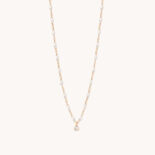 NECKLACE GIGI CLOZEAU 1 DIAMOND GIGI SUPREME WHITE ROSE GOLD