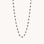 GIGI CLOZEAU CLASSIC GIGI BLACK ROSE GOLD NECKLACE