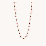 GIGI CLOZEAU CLASSIC GIGI BORDEAUX ROSE GOLD NECKLACE