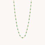 GIGI CLOZEAU CLASSIC GIGI GREEN ROSE GOLD NECKLACE