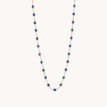 GIGI CLOZEAU CLASSIC GIGI LAPIS ROSE GOLD NECKLACE