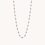 GIGI CLOZEAU CLASSIC GIGI MAUVE ROSE GOLD NECKLACE