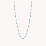 GIGI CLOZEAU CLASSIC GIGI TURQUOISE ROSE GOLD NECKLACE