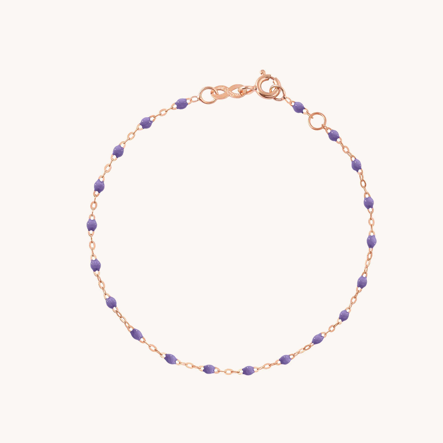 GIGI CLOZEAU CLASSIC GIGI MAUVE ROSE GOLD BRACELET