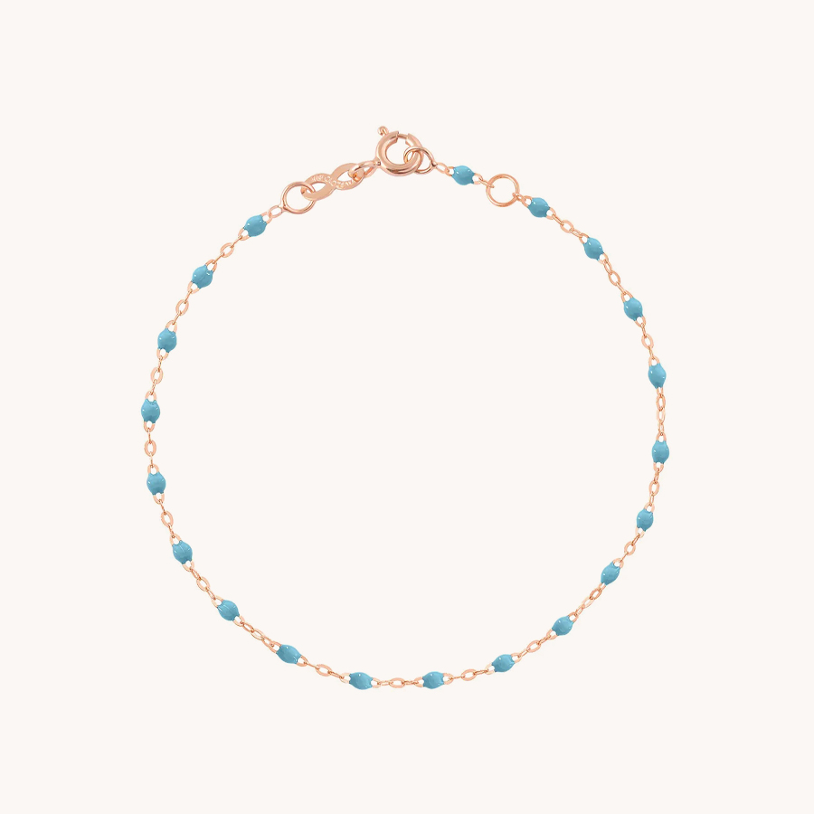 GIGI CLOZEAU CLASSIC GIGI BRACELET TURQUOISE GIGI ROSE GOLD