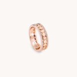 DAMIANI BELLE ÉPOQUE RING IN PINK GOLD AND DIAMONDS